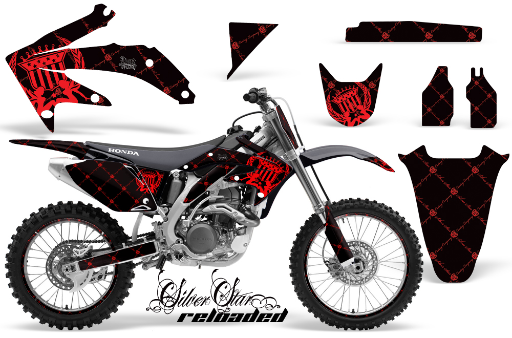 Honda CRF450 05-08 Graphics Kit RELOADED-RED